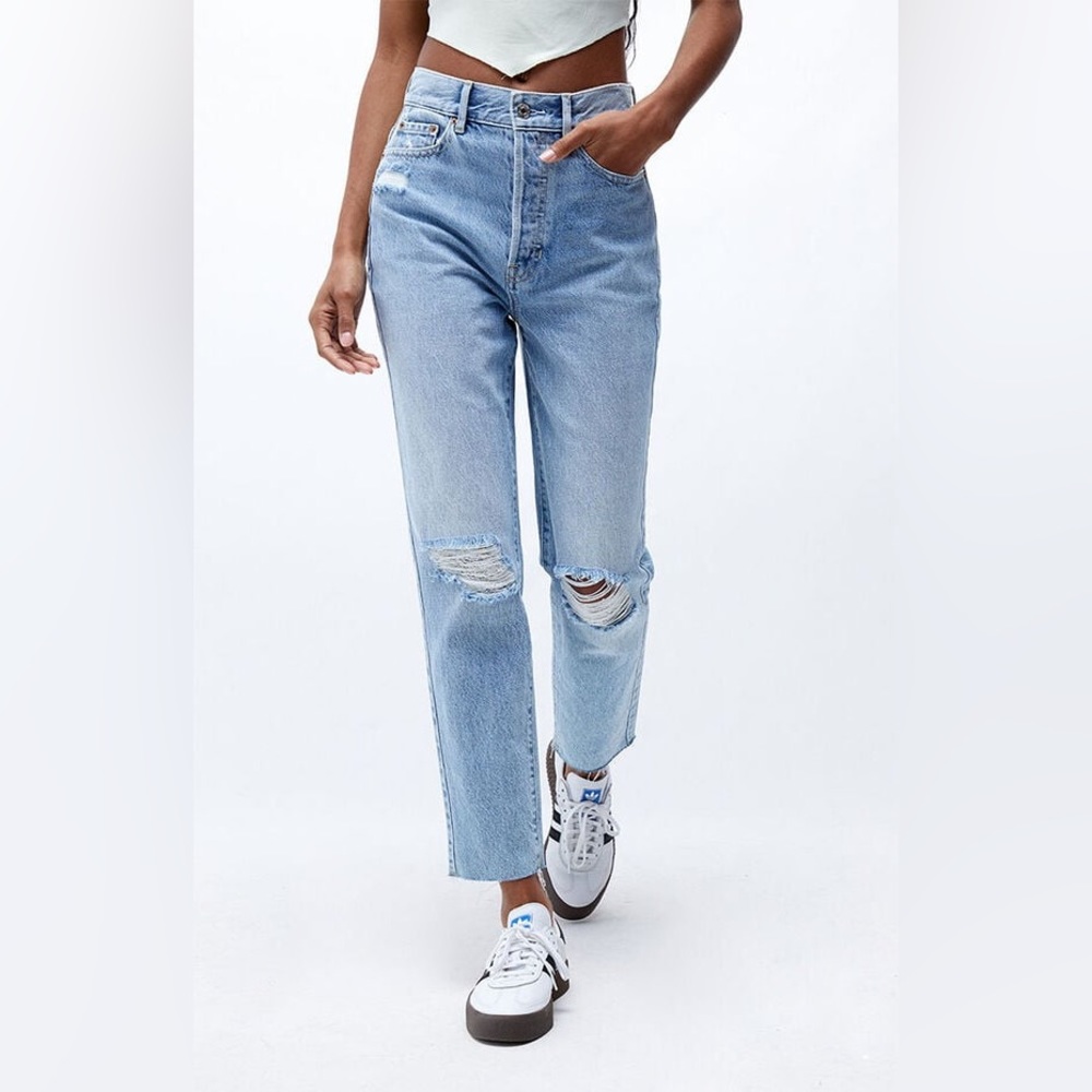 PacSun Light Blue Ultra High Waisted Slim Fit Jean
